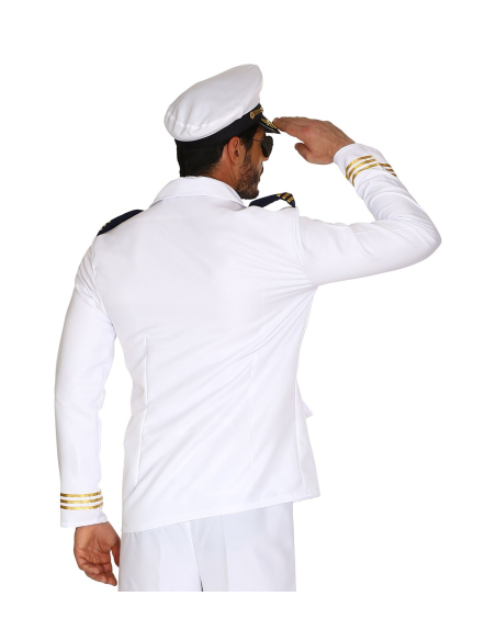 Déguisement Capitaine Marine Homme (veste blanche)
