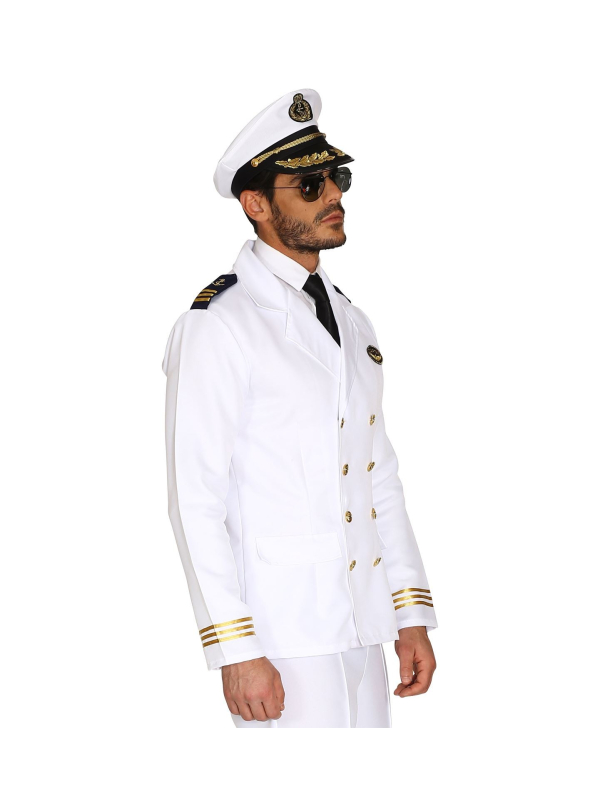 Déguisement Capitaine Marine Homme (veste blanche)