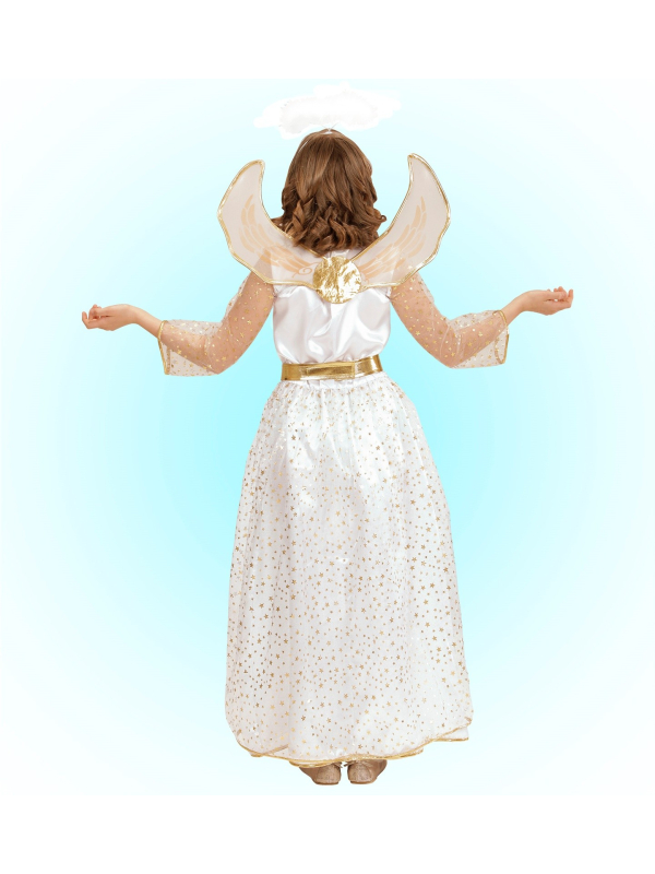 Costume Ailes D'ange Avec Auréole Et Jupe Tutu - Pour Enfants Filles - Carnaval Halloween Noël Déguisement - Plumes Noires Réglables