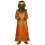 Déguisement roi biblique enfant marron (tunique orange, couronne)