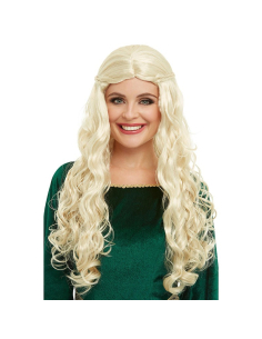 Perruque Blonde dame médiévale 2