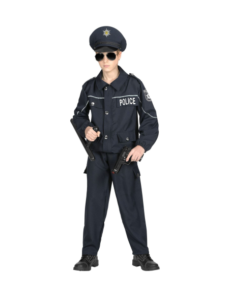 Déguisement Policier Garçon (veste, pantalon, casquette)