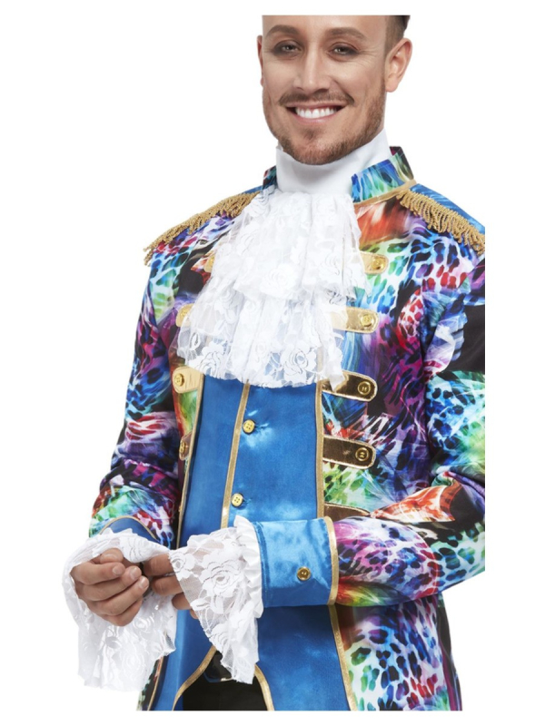 Ensemble col à jabot et manchettes en dentelle Blanche