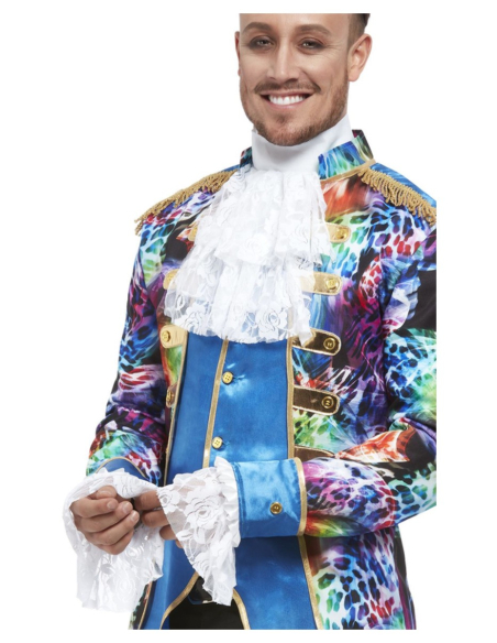 Ensemble col à jabot et manchettes en dentelle Blanche