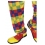 Chaussures de clown, rouges et jaunes, Deluxe