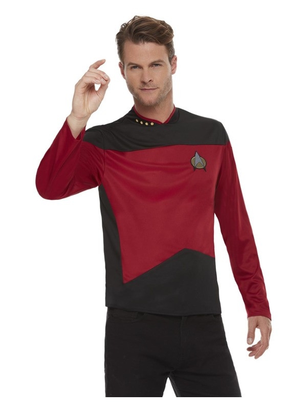 Star Trek, uniforme, Bordeaux, Homme (Haut)