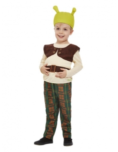 Déguisement Shrek enfant (haut, pantalon et bonnet)