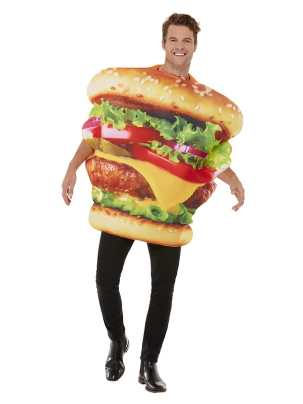 Déguisement de hamburger (Adulte)