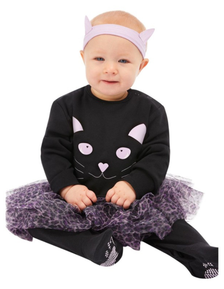 Déguisement de chat mignon pour bébé fille