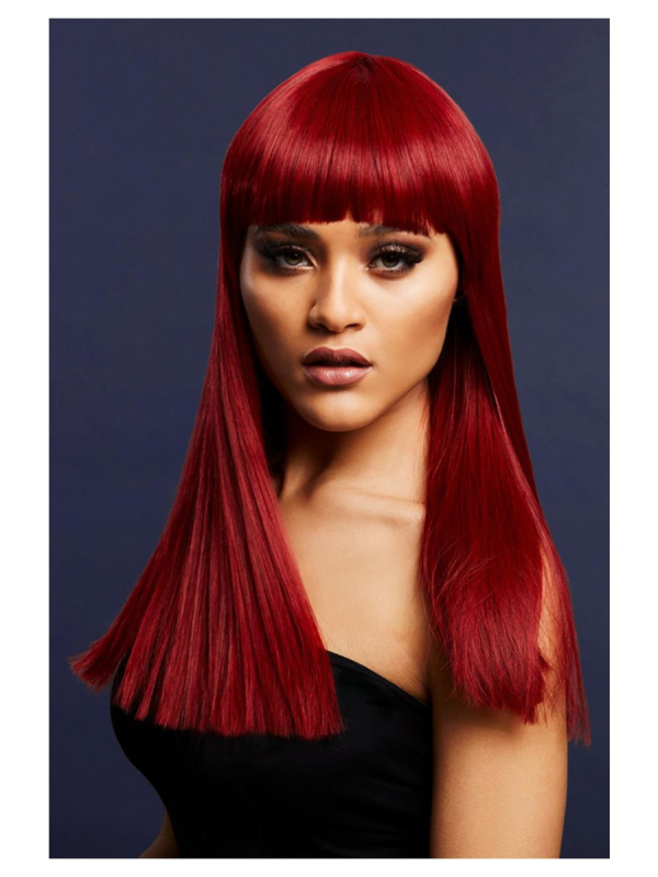 Perruque Fever Alexia, Rouge Rubis, 48 cm