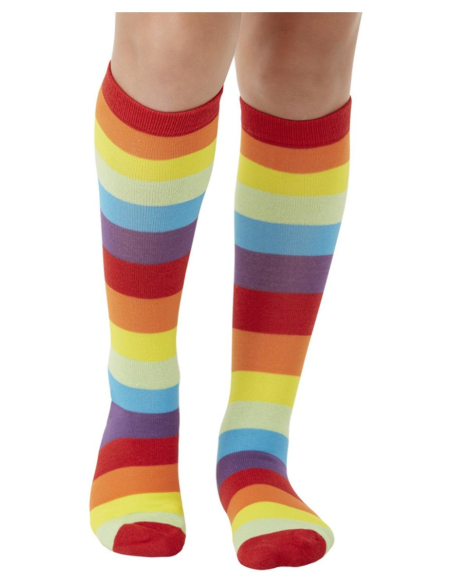 Chaussettes de clown, Rayé, UK 11-2.5, EU 29-35