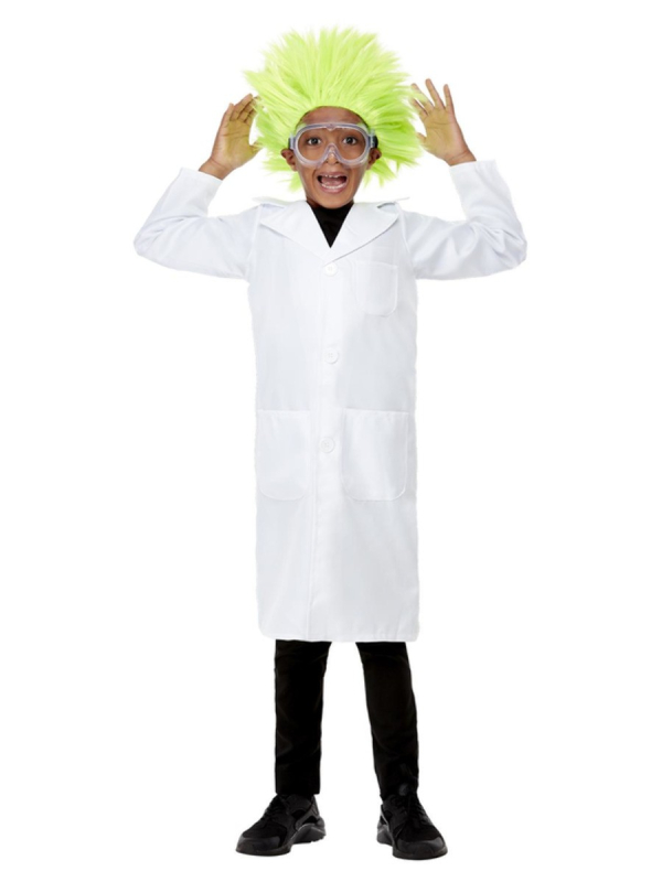 Perruque de scientifique fou, Vert