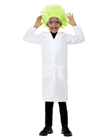 Perruque de scientifique fou, Vert
