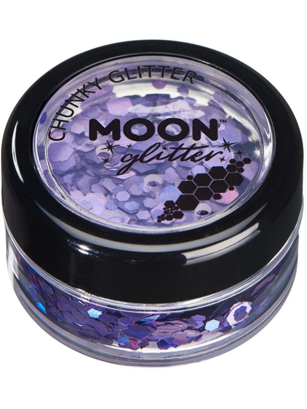 Paillettes Holographiques Violet - Cosmic Moon