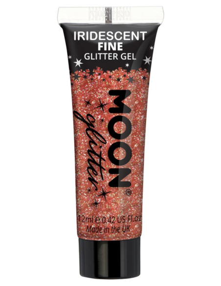 Gel Pailleté Rouge Cerise Irisé 12 ml – Moon Glitter
