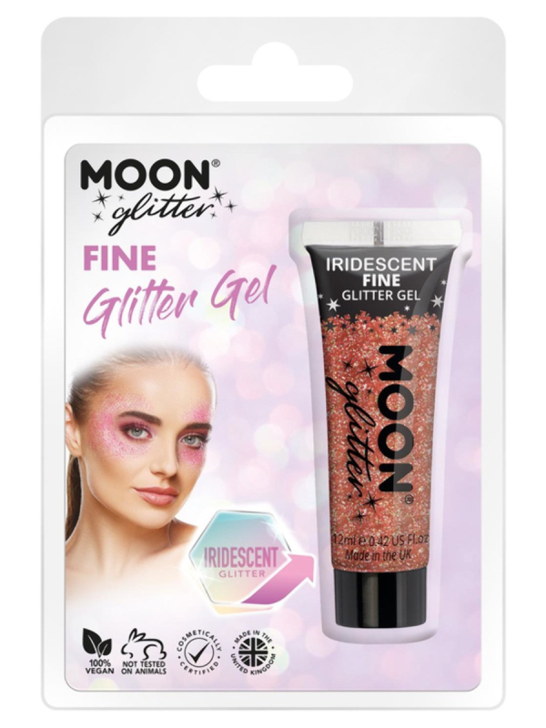 Gel Pailleté Rouge Cerise Irisé 12 ml – Moon Glitter