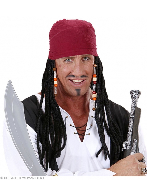 Bandana  Pirates Des Caraïbes avec  Dreadlocks 