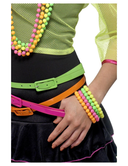 Bracelets perlés, Fluo