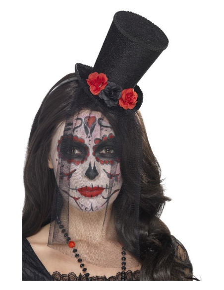 Mini chapeau jour des morts Smiffys - 3