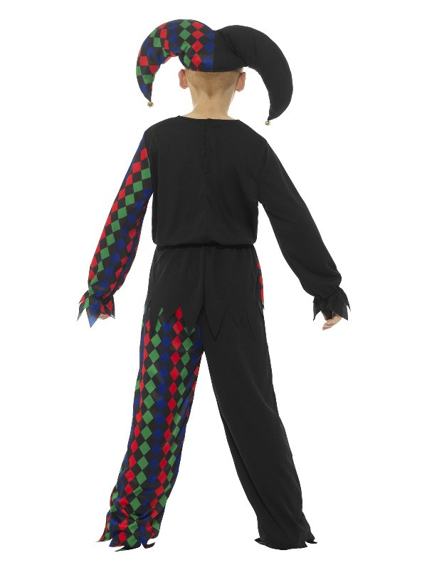 Déguisement enfant squelette fou du roi (haut, pantalon et chapeau) | Déguisement Enfant