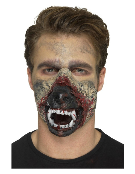 Bouche de loup-garou (prothèse en mousse latex avec adhésif) | Accessoires