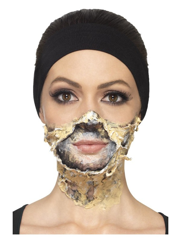 Kit latex liquide zombie (maquillage 4 couleurs et éponges, 4 X 29,57 ml) | Accessoires
