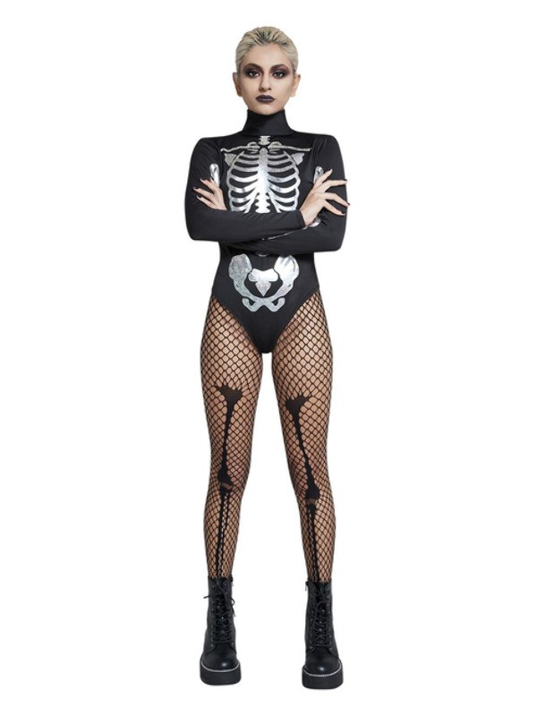 Body de squelette Fever, Noir et blanc