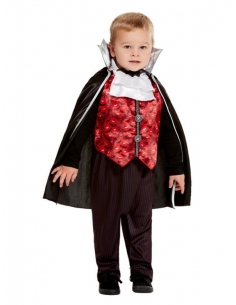 Déguisement de Vampire pour tout petit 1 à 4 ans (haut, pantalon et cape)