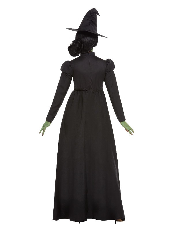 Déguisement de la Méchante Sorcière Noir (robe longue et chapeau)
