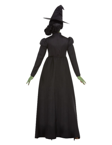 Déguisement de la Méchante Sorcière Noir (robe longue et chapeau)