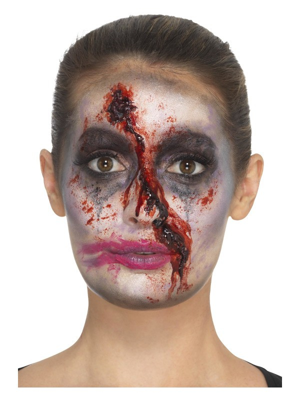 Kit Maquillage Infirmière Zombie (maquillage multicolore visage, sang, chapeau, applicateurs) | Accessoires