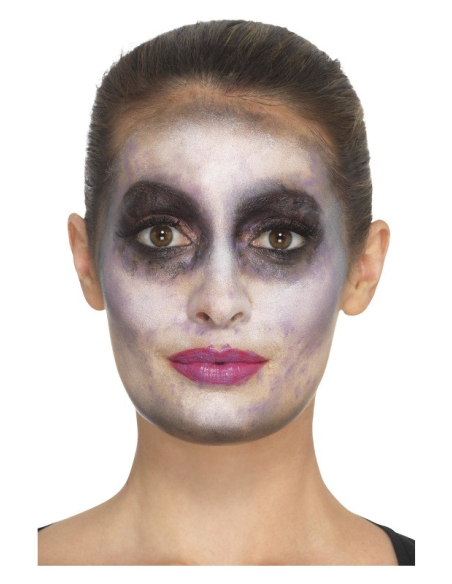 Kit Maquillage Infirmière Zombie (maquillage multicolore visage, sang, chapeau, applicateurs) | Accessoires