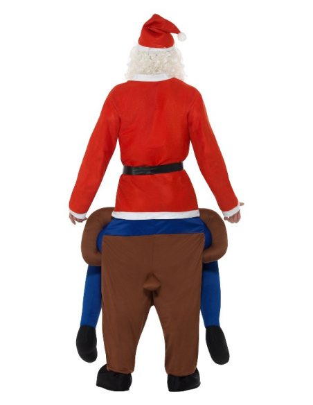 Déguisement Porté Père Noël sur Cerf Adulte (combinaison)