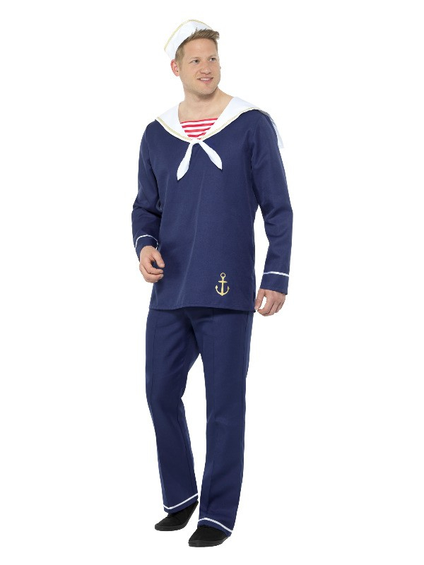 Déguisement de Marin Homme ( haut, pantalon et bob)