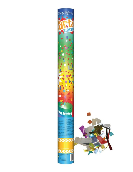 Tireur de confettis multicolore