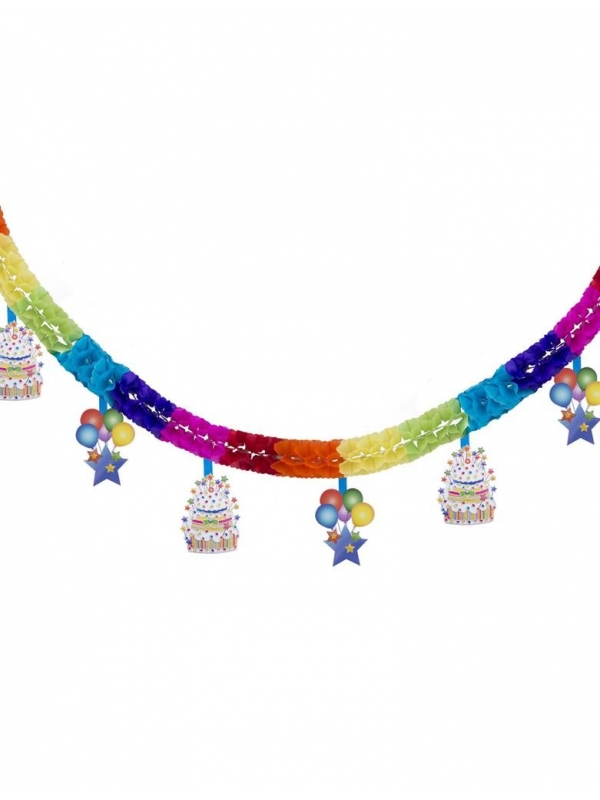 Guirlande Happy Birthday Multicolore (400 X 43 cm)