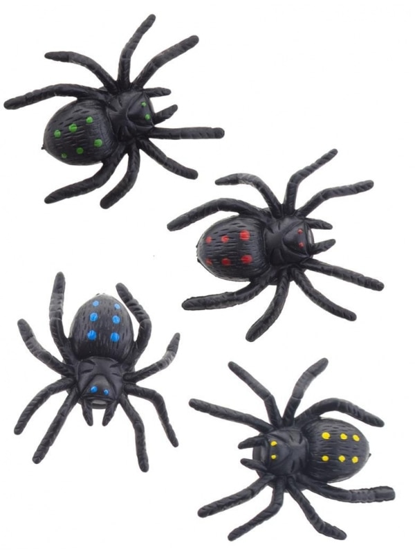 4  araignées avec ventouse