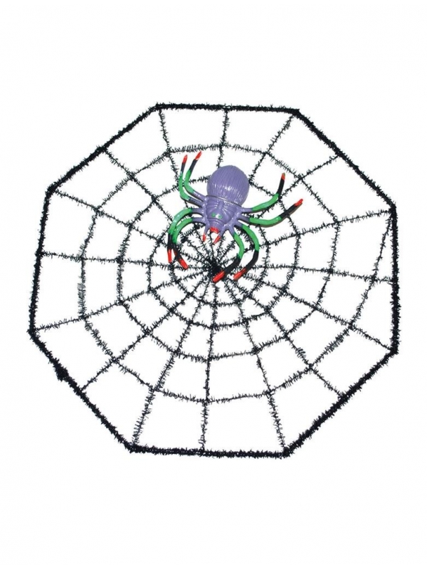 Toile d'araignée avec araignée