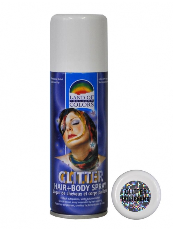 Spray pailleté Holographique, cheveux et corps - 125 ml