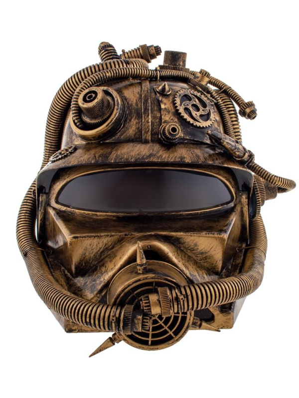 Casque intégral Steampunk  bronze