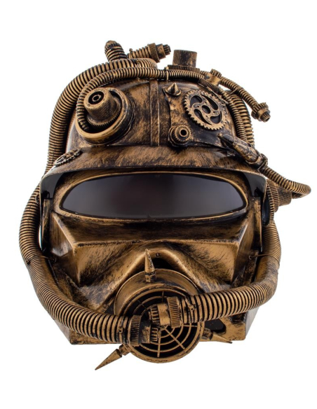 Casque intégral Steampunk  bronze