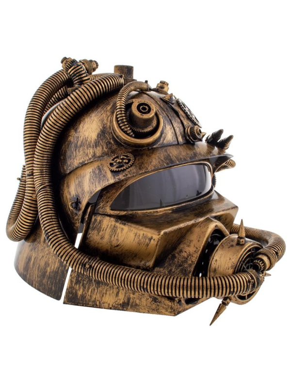 Casque intégral Steampunk  bronze