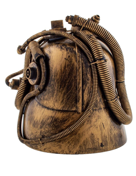 Casque intégral Steampunk  bronze