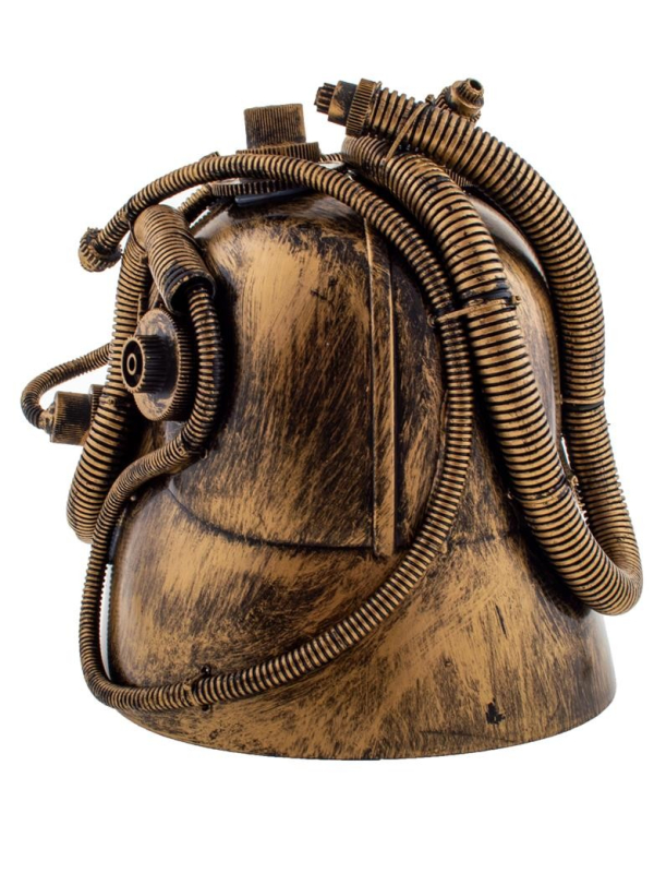 Helmet  steampunk  bronze