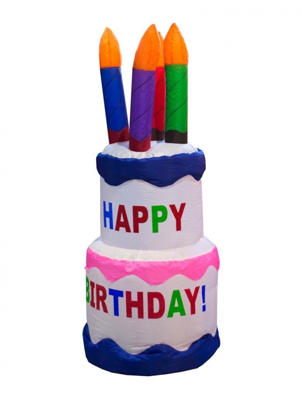 Gâteau d'anniversaire gonflable - 125cm