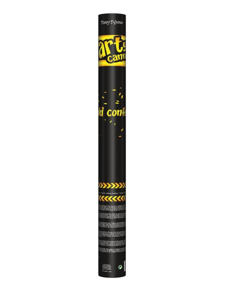 Tireur de confettis or - 60cm