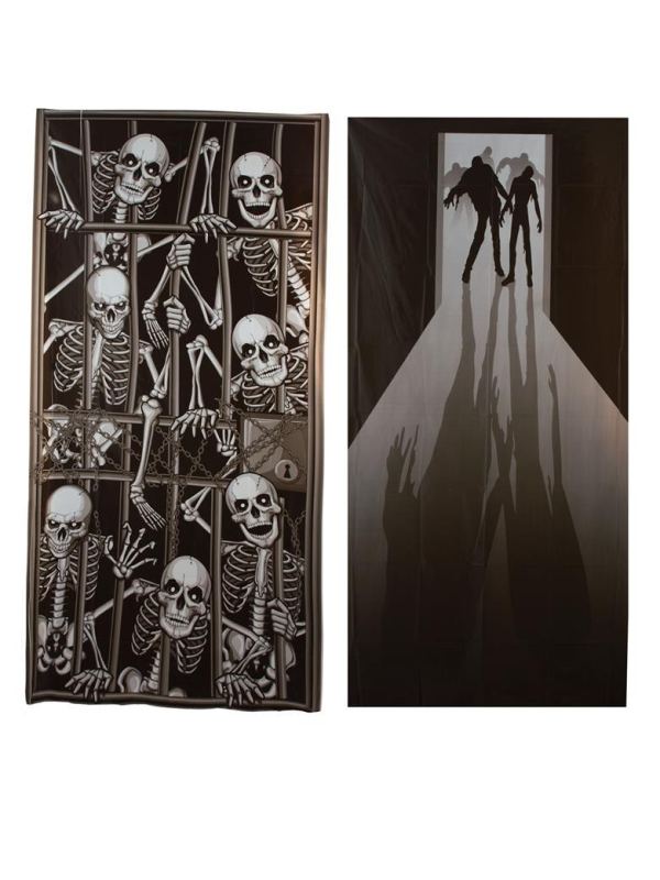 Décoration de porte pour Halloween - 152cm
