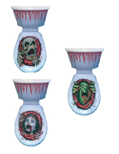 Deco  toilet  halloween  3  asst