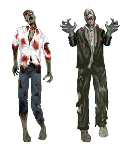 Décoration zombie 150cm  (2 modèles)