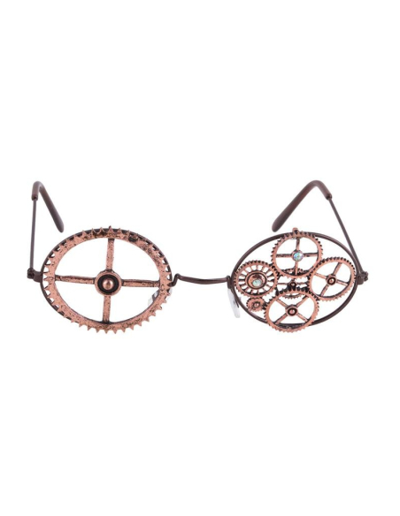 Lunettes Steampunk en Métal- 7 x 6 cm
